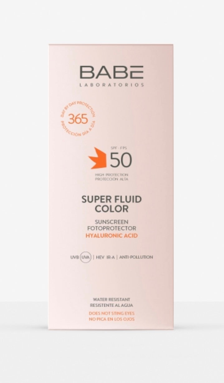 Fotoprotector fluido con color BABE