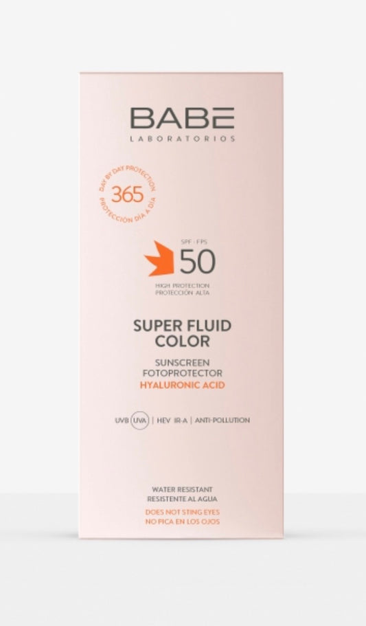 Fotoprotector fluido con color BABE