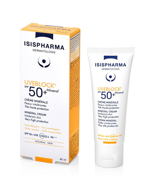 Fotoprotector mineral sin color Isispharma